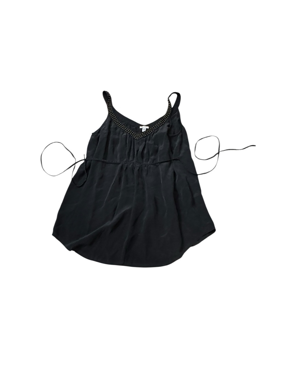Ecote Black Beaded V-Neck Camisole